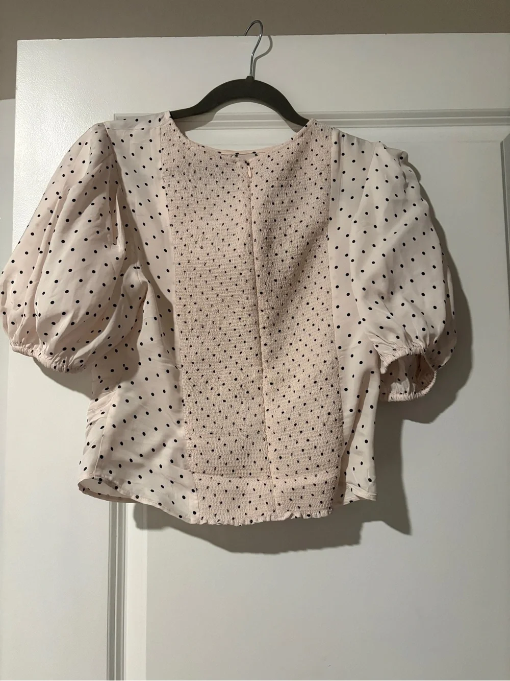 J crew Veranda shirt in dot print